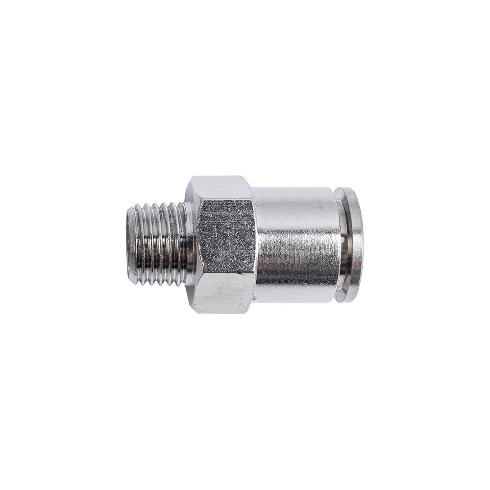 Metal Pu Fitting Straight 12mm X 1/4' M